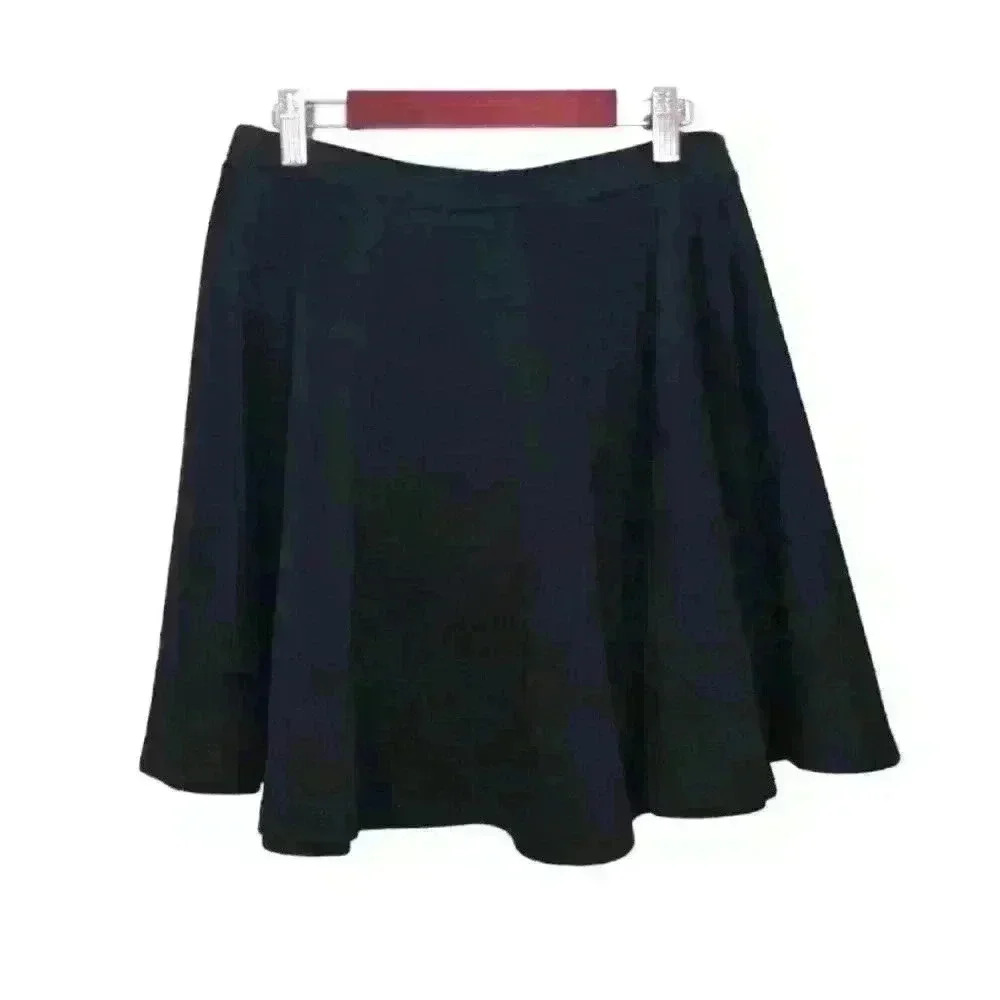 Made By Johnny Flowy Mini Skirt Black